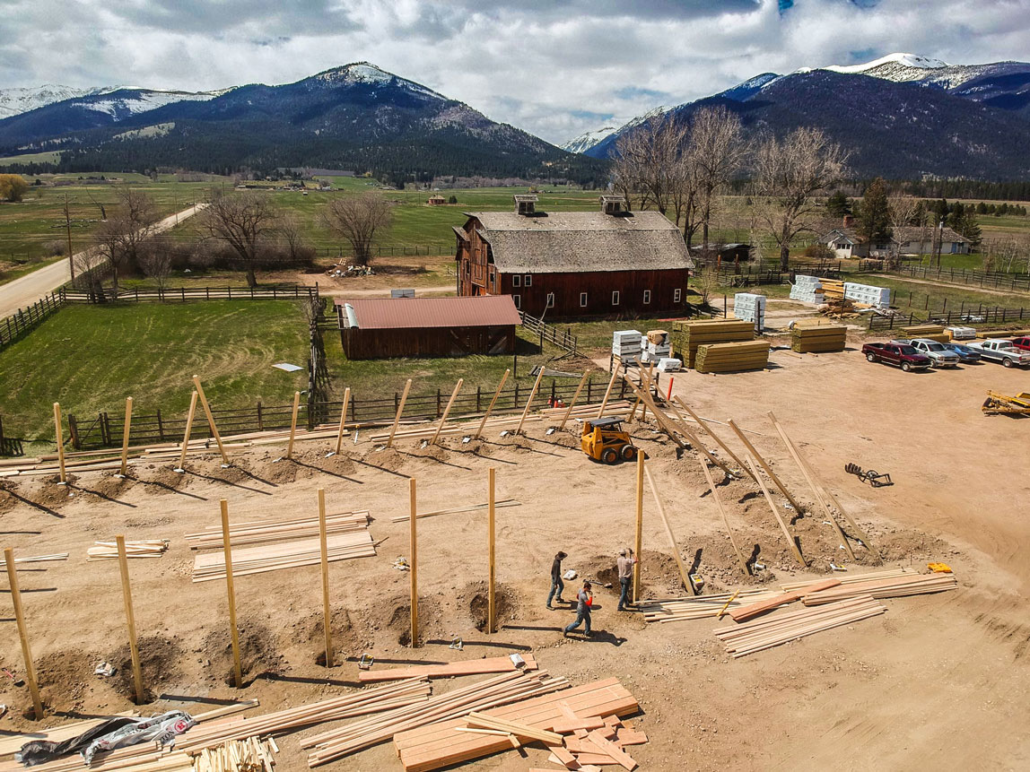 30x40x10 with 8′ Alpine Builders