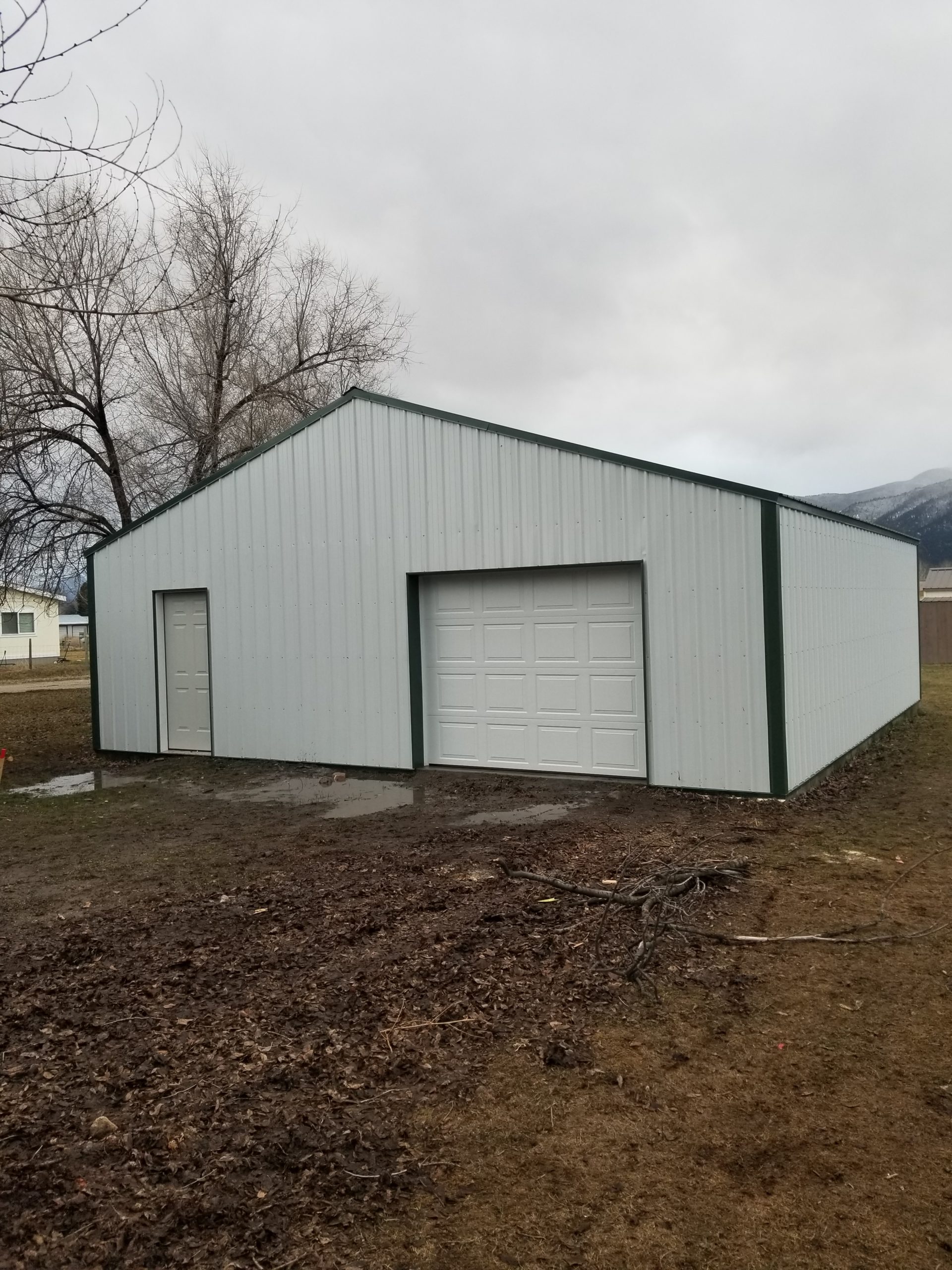 Equipment Storage 30’x40′ simple storage shed Alpine Builders